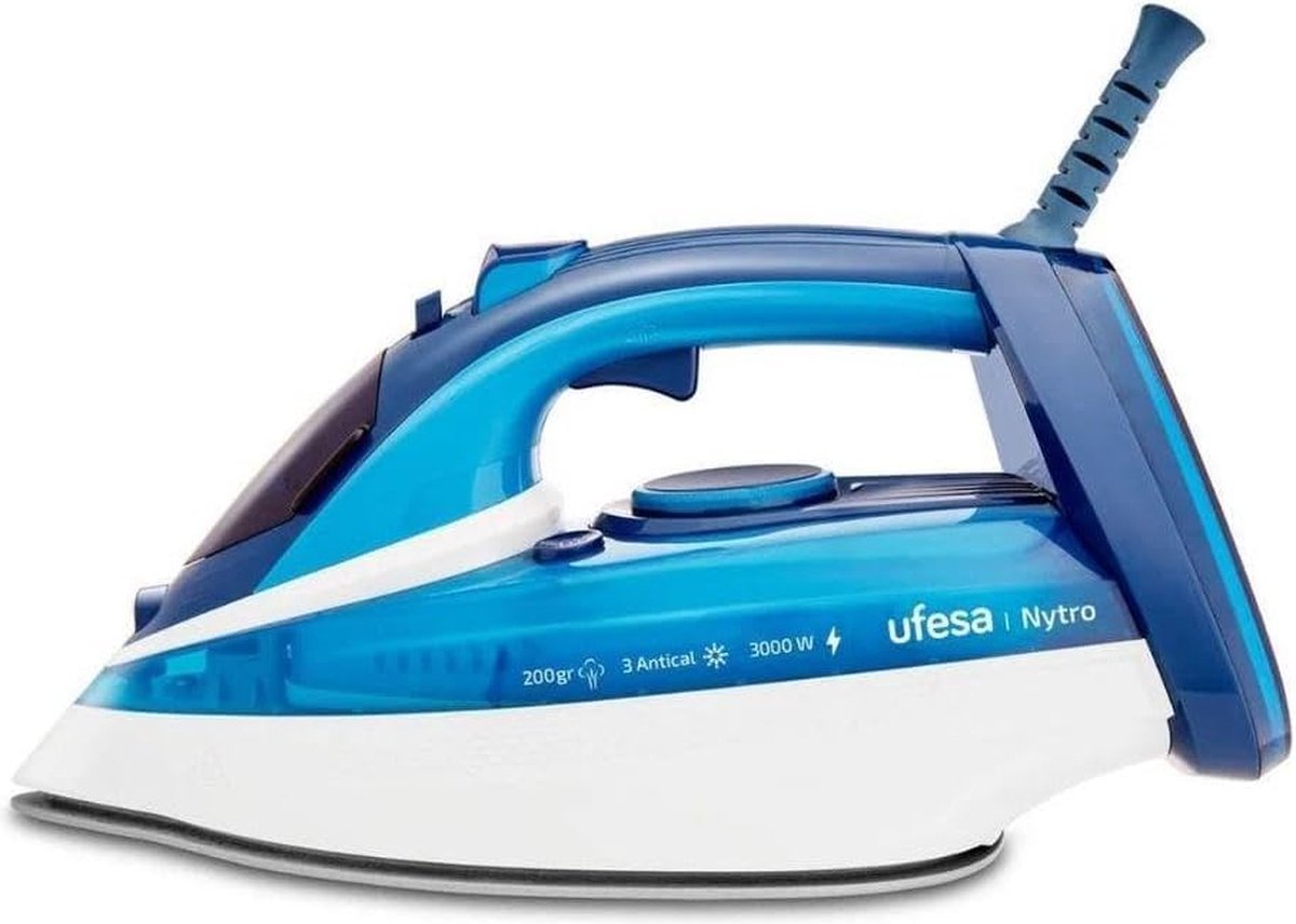 Ufesa PV3300 Nytro Droog- & stoomstrijkijzer 3000 W Blauw