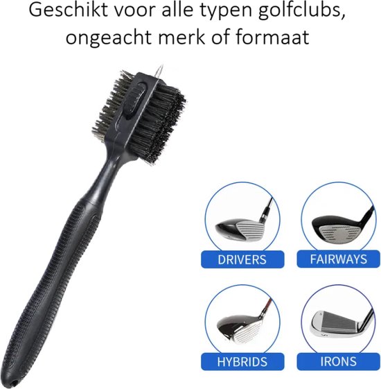 Golf Club Oversized Cleaning Brush - Golf Borstel - Golf Accessoires - Golf Spullen van Lohilo — afbeelding 5