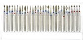 Manicure frees bitjes / Russische manicure bits / e-manicure 30 stuks