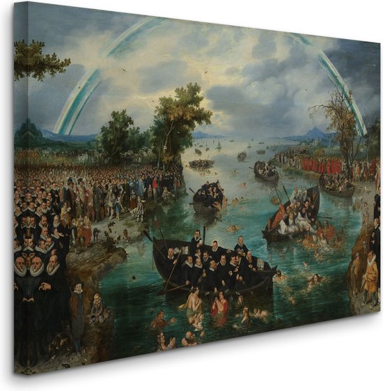 La pêche à l'âme, Adriaen Pietersz. van de Venne, 1614 Impression sur toile