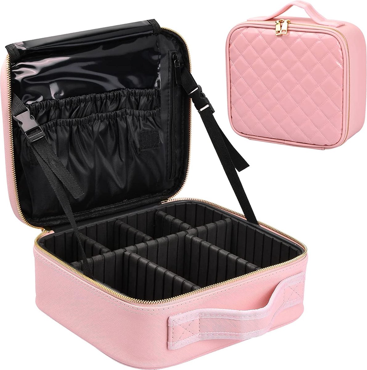 Make up koffer – Koffer voor make up travel reizen – Onderweg make up koffer