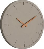 Horloge Murale Industrielle - Ø35CM - Grijs - Mouvement Silencieux - Industriel - Vintage - Moderne - Design - Klok Anthracite