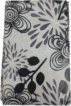 Tafelkleed met Patroon - Zwart / Bruin / Wit - Vinyl - 200 x 140 - Tafelkleed - Tafellaken - Laken - Eten - Tafelen - tafellaken