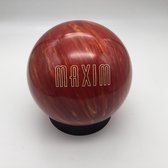 Bowling Bowlingbal 'Ebonite Maxim Polyester Blazing Fire' 10 p , Ongeboord, zonder gaten, 3 graveringen die geel zijn ingekleurd