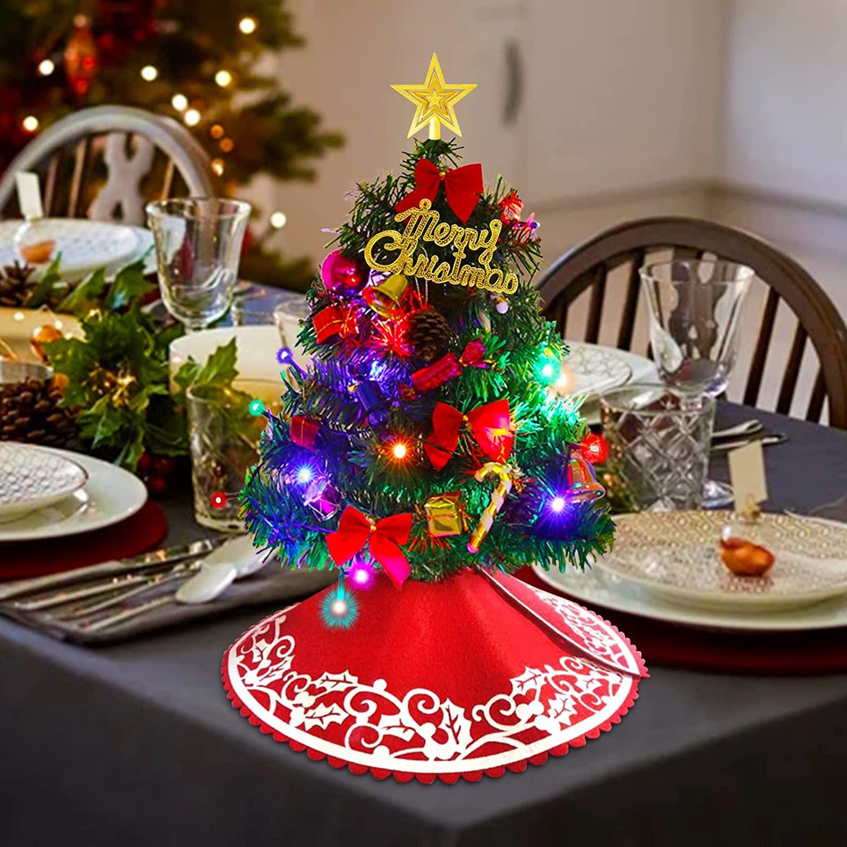 Kunstkerstboom – Premium kwaliteit - realistische kerstboom – duurzaam 30 x 18 x 7 cm