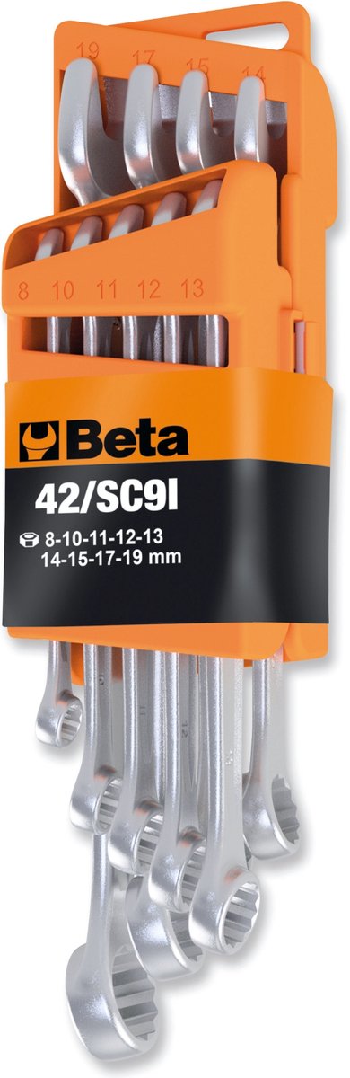 Ringsteeksleutelset Beta 9-delig