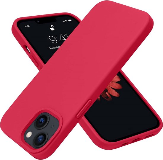Voorverkoop getrouwd deelnemen LuxeBass Siliconen hoesje geschikt voor Apple iPhone 14 Plus - Rood -  telefoonhoes -... | bol.com