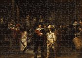 Fotofabriek puzzel nachtwacht | Puzzel Rembrandt | Puzzel 1000 stukjes | Puzzel volwassenen (liggend)