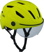 BBB Cycling Move Faceshield Transparant E-bike Helm - Speed Pedelec Helm - Elektrische Fiets - Snorfiets - Neon Geel - Maat M - BHE-57