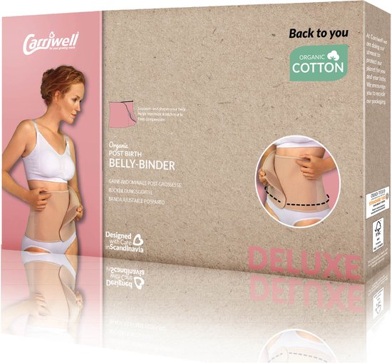 Carriwell Belly Binder – Postpartum Buikband – Zwart – L/XL