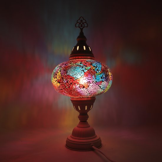 Mozaiek Staande Lamp- Oosterse Vloerlamp- Gratis Verzending