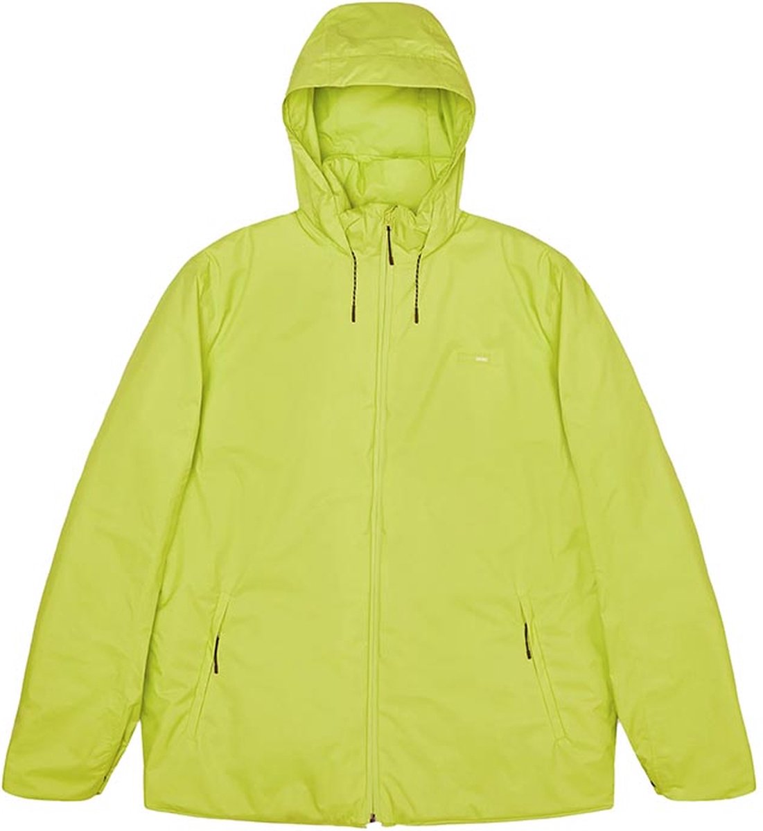 Regenjas - RAINS - Padded Nylon Jacket Digital Lime - Maat XS