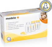 Bol.com Medela Moedermelkflesje afkolven bewaren invriezen voeden Medela fles - 150 ml - 3 Stuks aanbieding