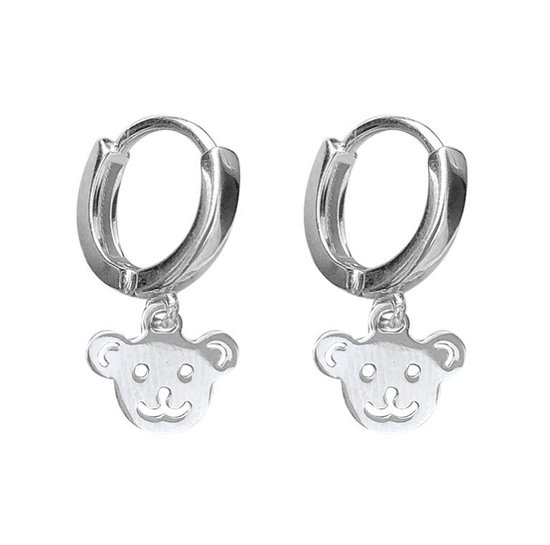 JO WISDOM Oorbellen infinity traan zilver 925/1000 voor dames met 3A JO WISDOM Oorbellen infinity traan zilver 925/1000 voor dames met 3A