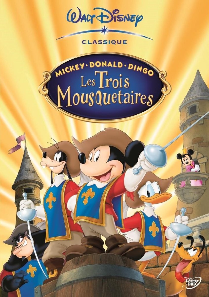 Mickey, Donald, Dingo In The Three Musketeers (DVD)