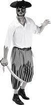 FUNIDELIA Zombie Piraat Kostuum voor mannen - Maat: XL - Zwart