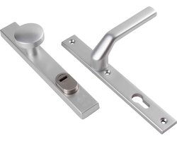 Ami Veiligheids schildgarnituur SKG - knop/kruk - deurdikte 55/60 mm - KT 92 - 251 x 37 mm - F1 - DKR 379 Rota