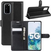 Samsung S20 FE Hoesje Met Pasjeshouder Bookcase Zwart