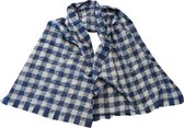 Jessidress® Elegante Sjaals Elegante Dames Wintersjaal Omslagdoek Sjaal 195 x 64 cm - Donker Blauw