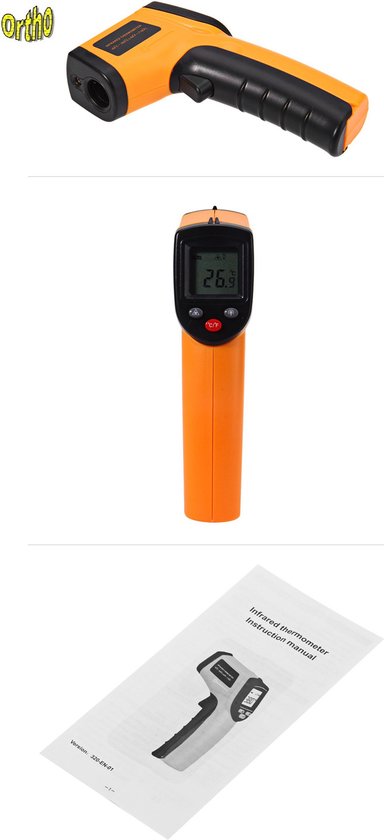 Ortho® - Infrarood Thermometer - Multi Thermometer - Uitvoering de meest  nauwkeurige!... | bol.com
