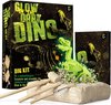 Afbeelding van het spelletje XXTOYS Dino Skeleton Dig Dig for Kids - Glow in The Dark Dinosaur