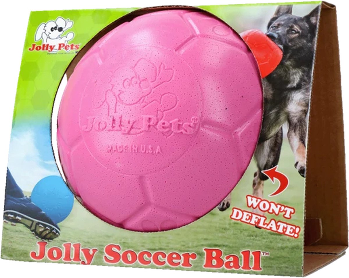Jolly Pets Soccer Ball hondenspeelgoed Nagenoeg onverwoestbaar