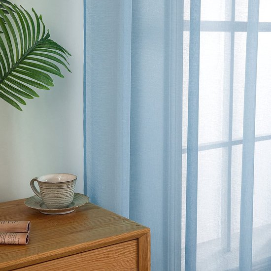 Vitrage – duurzaam – luxe vitrage voor slaapkamer woonkamer eetkamer - hoogwaardig voile – vitrage gordijn
