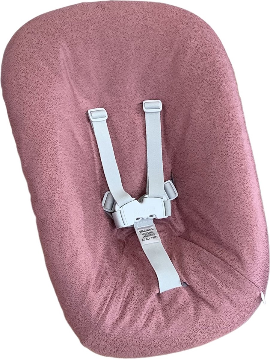Image of #75 Newborn hoes, Donker oud roze suéde look, Stokke Tripp Trapp. Ook geschikt voor Kidsmill Up.