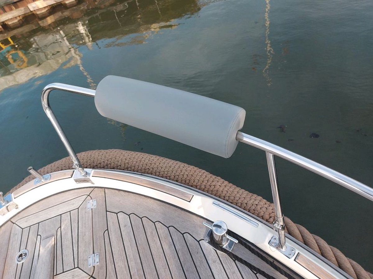 Relingkussen voor boot 70 cm Antraciet - bootkussen - railingkussen - rugkussen - rolkussen
