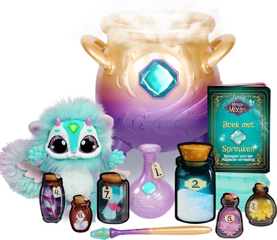 Magic Mixies Blauw - Magische Ketel met échte mist - Interactief Pluche