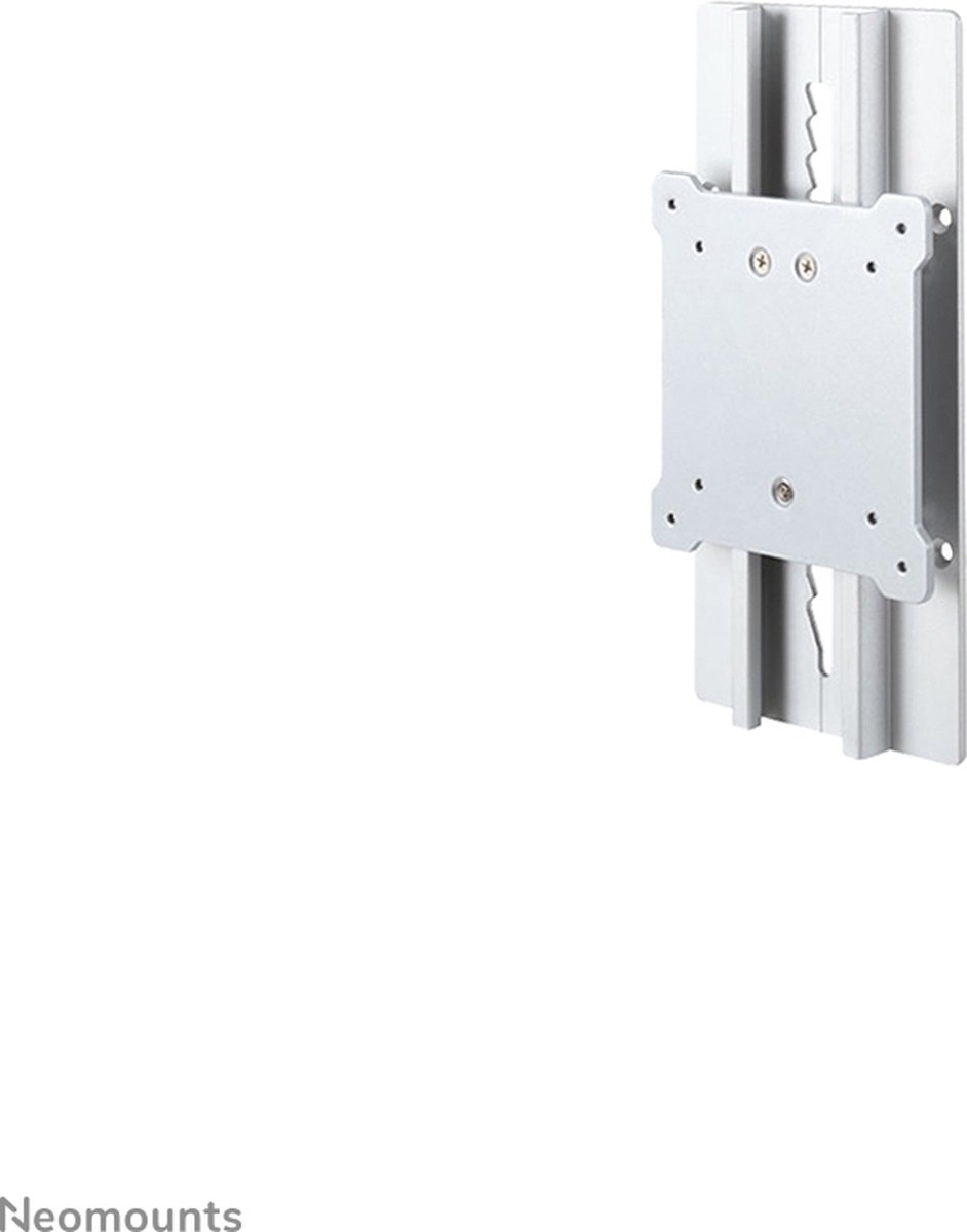 Neomounts FPMA-LIFT100 hoogte adapter - hoogteverstelling 0-17,7 cm - montage op VESA 75/100 mm - zilver