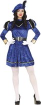 Robe Piet Blauw Zwart - taille M (38/40)