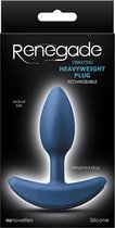 NS Novelties - Renegade Heavyweight Plug S - Anal Toys Buttplugs Blauw