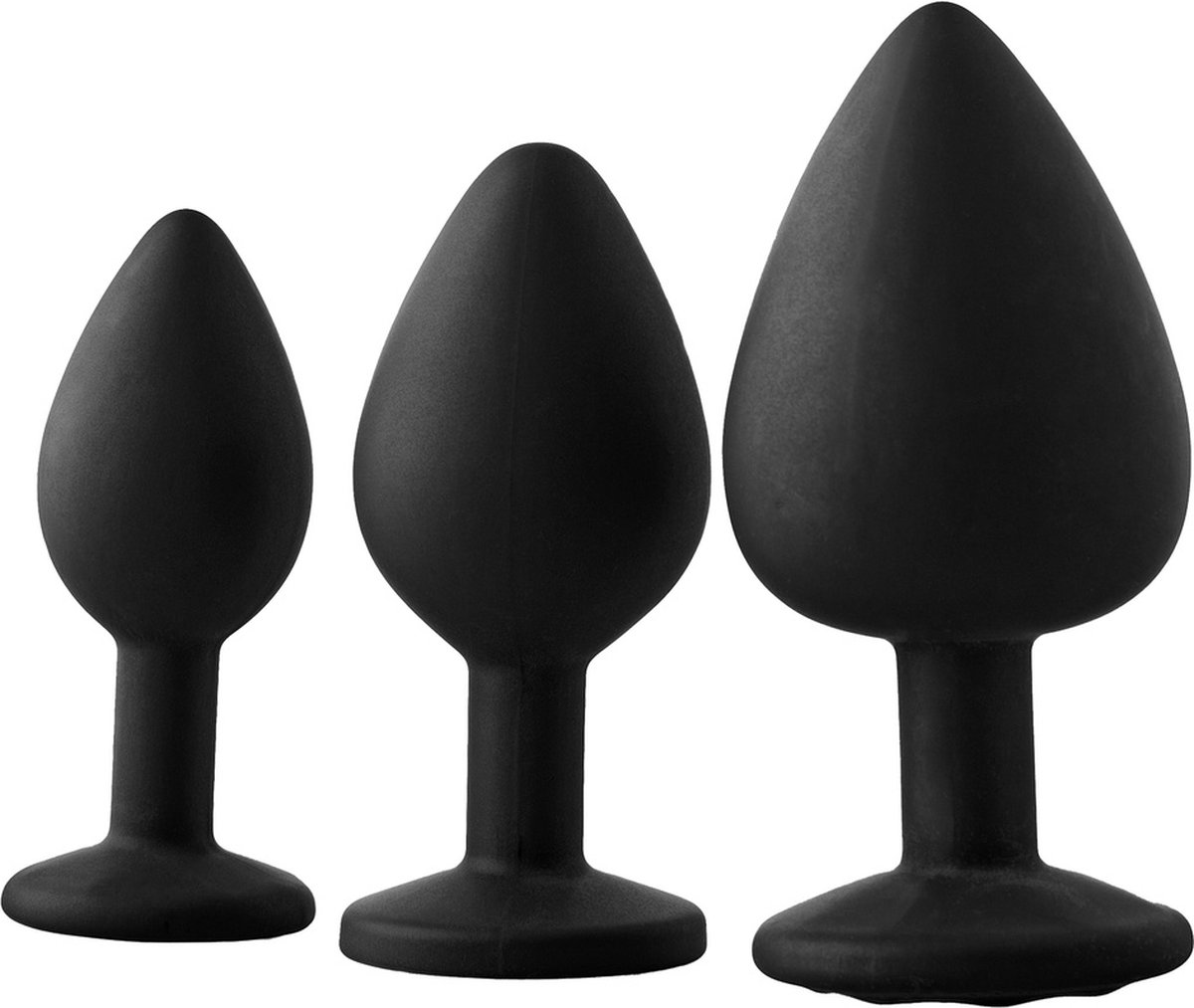 Goedkoopste Dream Toys - Fantasstic anal set 3 anaalpluggen rode siersteen - Rood