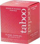 Ruf Taboo Charnel - Massagekaars voor Haar - Cacaobloem - 60 gram