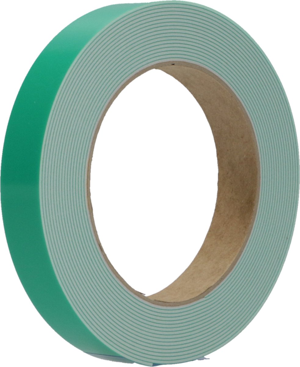 Woodcap Spiegeltape 19x1,0mm wit - 5m