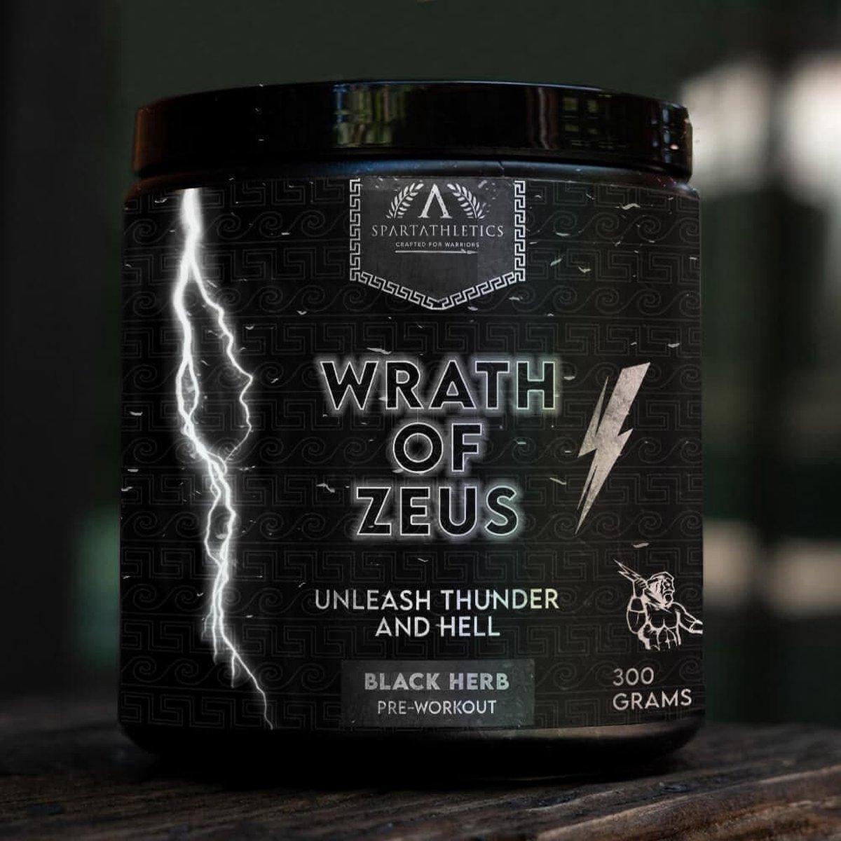 Spartathletics - Wrath Of Zeus - Black Edition / Watermeloen/' - Pot - Pre-Workout - 300 Gram (Black Herb)