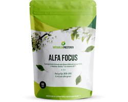 Alfa Focus - Blauw Glidkruid - L-theanine - Quatrefolic® Folaat - Actief B-complex - 60 caps