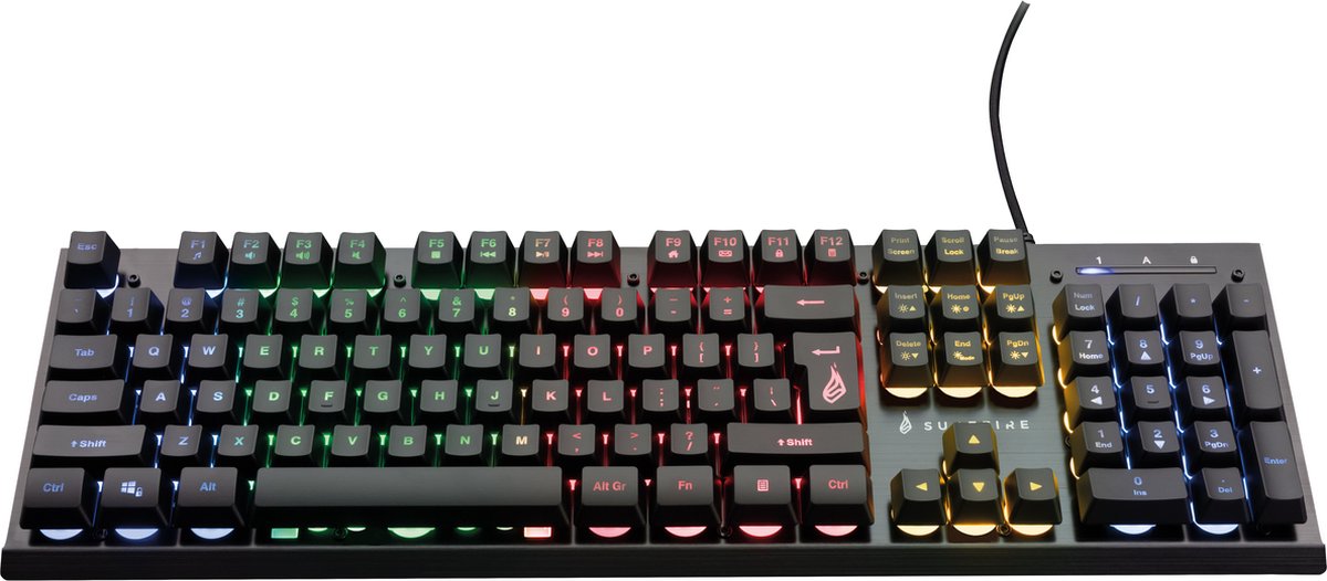 KingPin X2 RGB Multimedia Metaal Keyboard QWERTZ (UK)