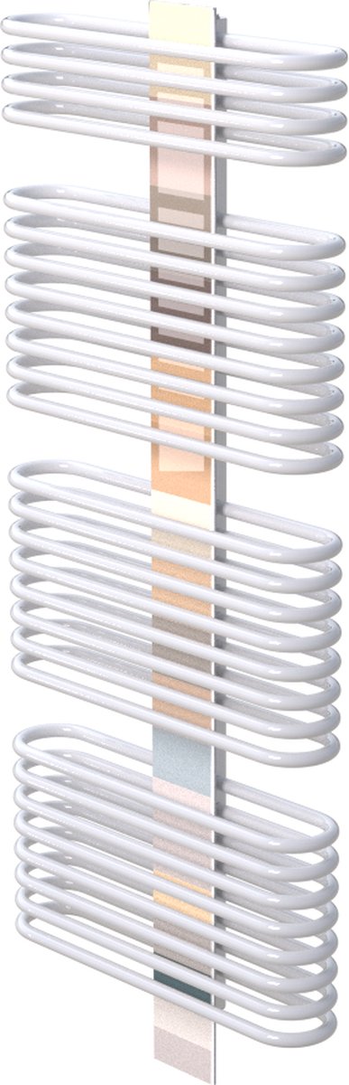 Design radiator EZ-Home - OVAL LINES 600 x 1374 WHITE