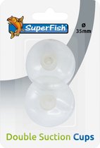 Superfisch - Dubbele zuignap - 35mm - 2 stuks