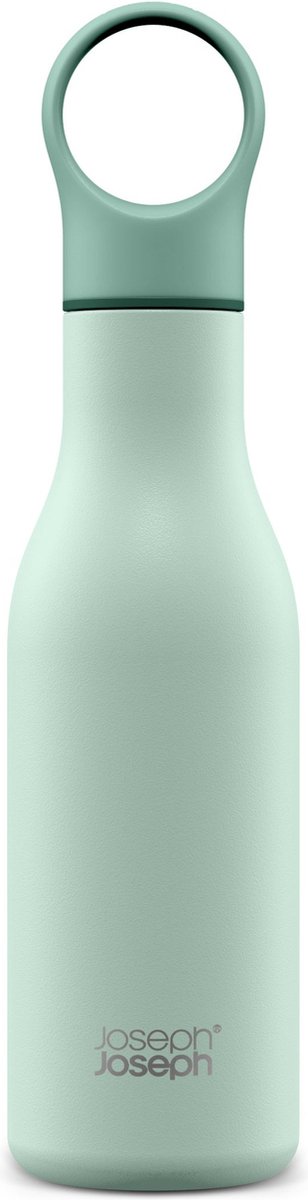Joseph Joseph - Loop Drinkfles VacuĂĽm Dubbelwandig 500 ml - Roestvast Staal - Groen