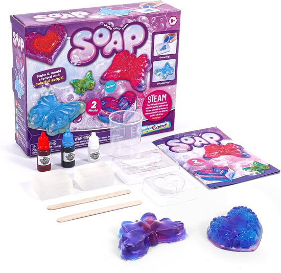Goose Lyne® Knutselpakketten voor het maken van zelfgemaakte zeep voor kinderen bol