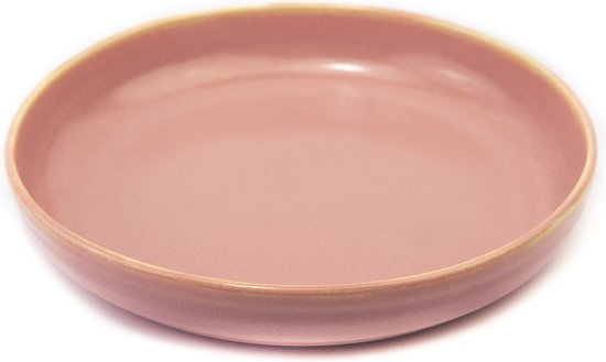 Assiette Bonna - Pink Pott - Porcelaine - 25 cm - lot de 2 | bol.com