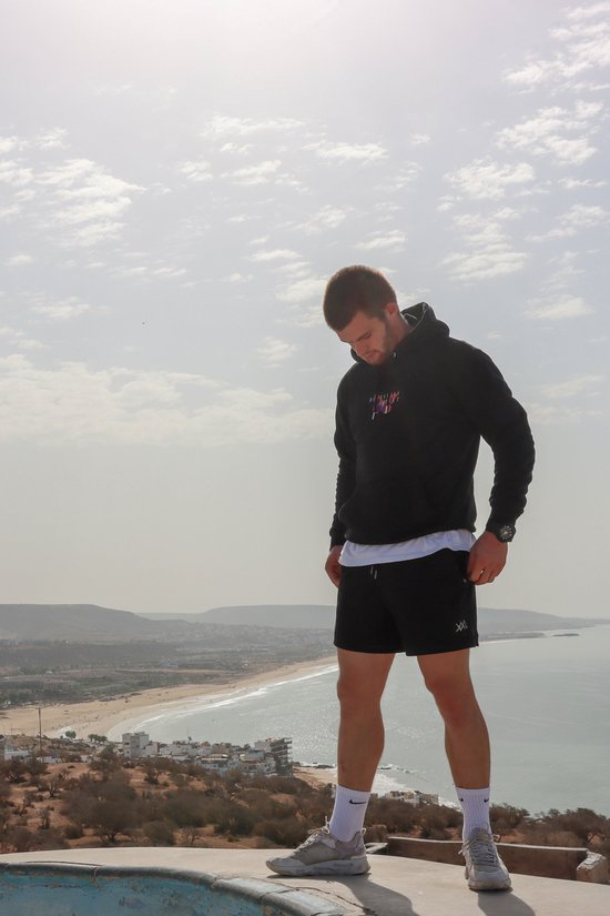 Sweat à capuche homme - Effet Butterfly - Wurban Wear | Streetwear | Premium | Pull homme | Sweat | Noir