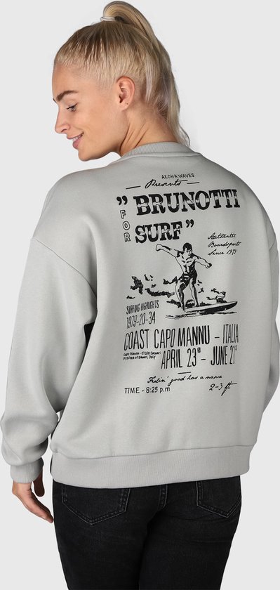 Brunotti Arina-R Dames Sweater - Stone Grey - S