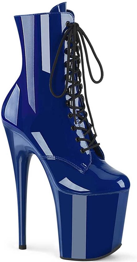 Bottes femmes à plateforme Pleaser , Chaussures de pole dance -35 Chaussures- FLAMINGO-1020 US 5 Blauw