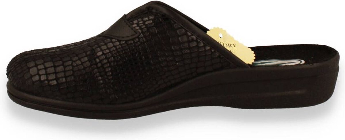 Franken Schuhe Dames Pantoffel | Zwart | Maat: 38