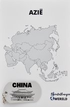 China Sleutelhanger inclusief kaart – China cadeau – beste land- Leuk kado voor je Vriend om te geven - 2.9 x 5.4CM