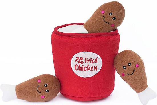 ZippyPaws Burrow -Friedchicken-hondenpuzzel